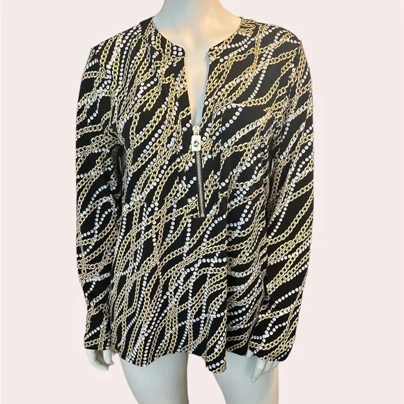 MICHAEL Michael Kors long sleeve blouse - Picture 1 of 5